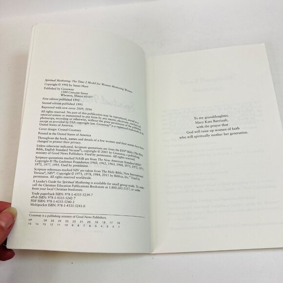 Spiritual Mothering Paperback Book Susan Hunt Titus 2 Mentoring Women Christian - Picture 6 of 8